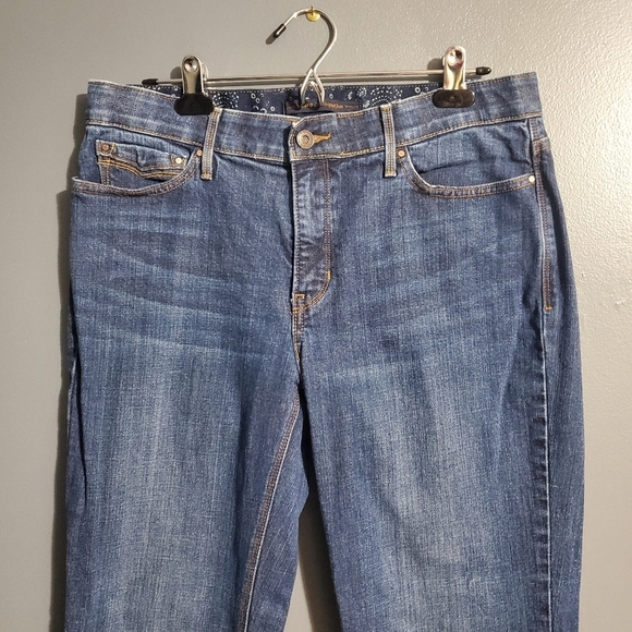 Levi's Perfect Waist 525 Bootcut Womens Jeans Dark Wash Size 14 - Picture 2 of 8